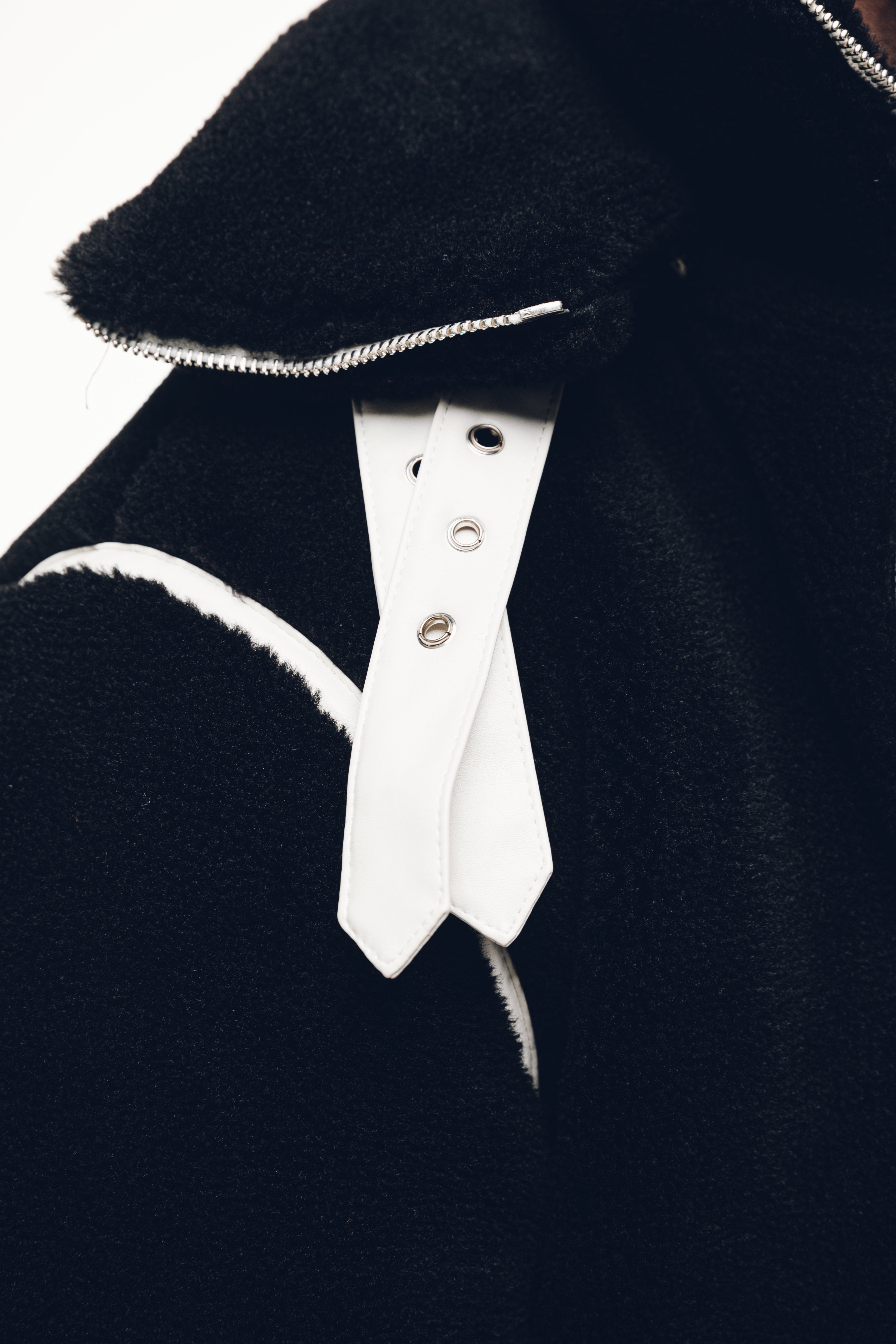 Faux Fur Black Winter Jacket