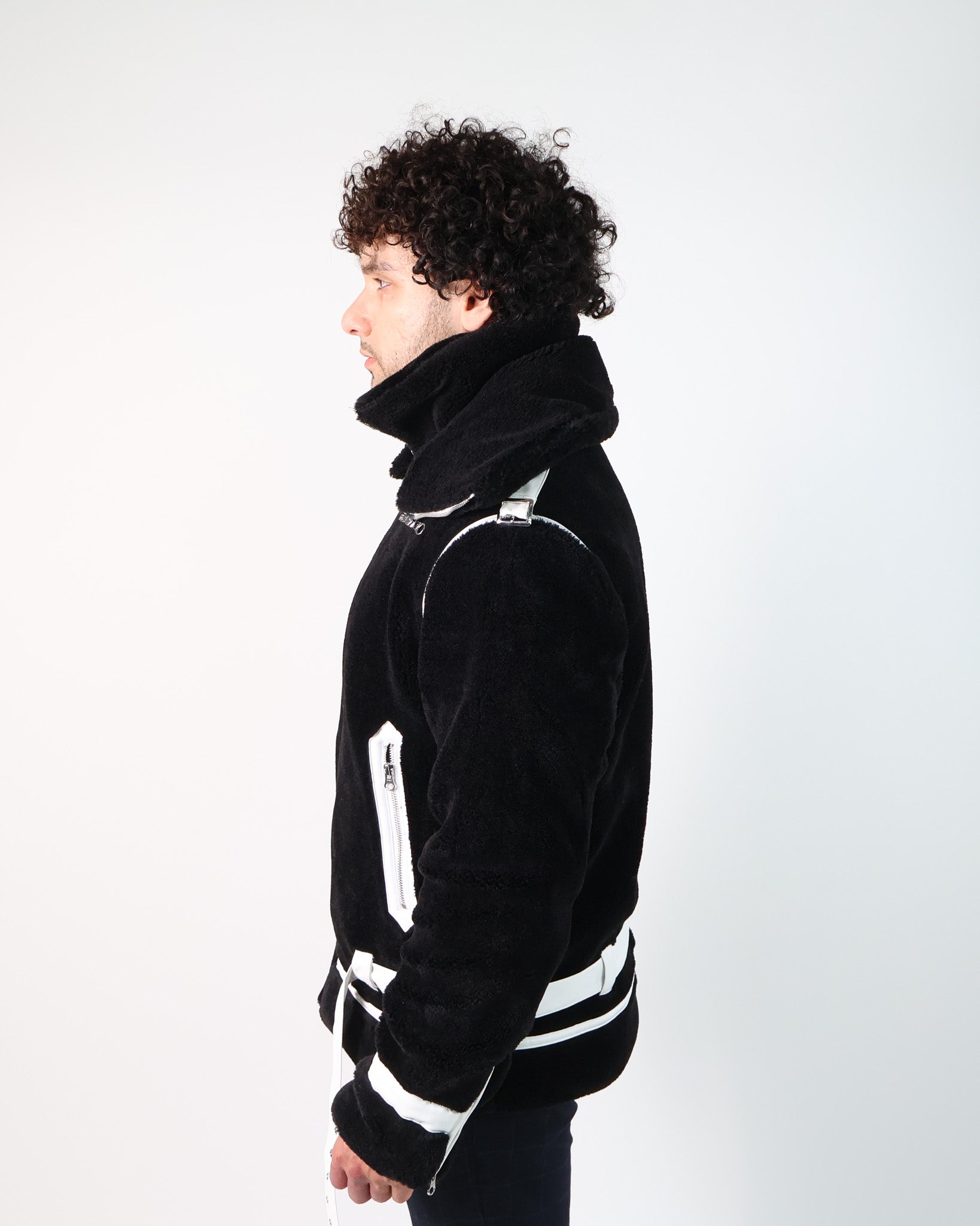 Faux Fur Black Winter Jacket